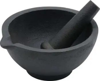Havan kuzhine KingHoff KH-1197, gize, 13cm, gri