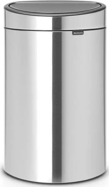 Kosh plehrash Brabantia Touch Bin Recycle, 23L 10L, çelik mat kundër gjurmëve