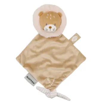 Mbajtëse për meme Nattou Doudou Lion, 19 cm, Ernest Brown