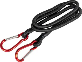 Litar elastik AMiO 01153 Bungee Cord, 150cm, me 2 karabina, shumëngjyrësh