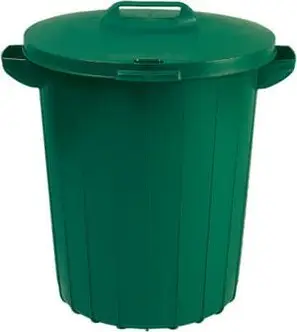 Kosh riciklimi Curver 90L, plastikë rezistente, i gjelbër