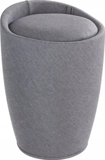 Kosh rrobash Wenko 22448100, 20L, cilindrik, gri