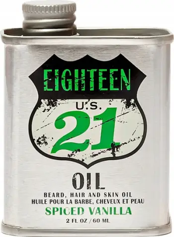 Vaj për mjekër 18.21 Man Made Spiced Vanilla, 2 oz, për meshkuj