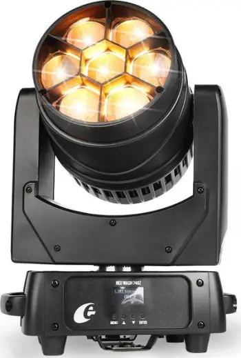 Ndriçues skene LED Evolights Neo Wash 740Z, 280W, RGBL, i zi