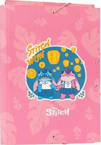 Dosje me kapak Disney Stitch Flap Folder, formati A4, shumëngjyrëshe