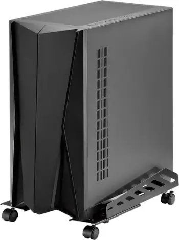 Stendë për kasë kompjuteri Ultradesk Critter, deri 25 kg, e rregullueshme, e zezë