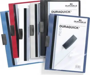 Dosje me kapëse Durable DURAQUICK, A4, 1 20 fletë, e bardhë