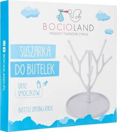 Stendë tharëse për biberona Bocioland BL046, palosëse, plastike - 2