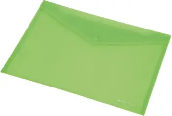 Dosje me kapëse Panta Plast A7, polipropilen, jeshile transparente