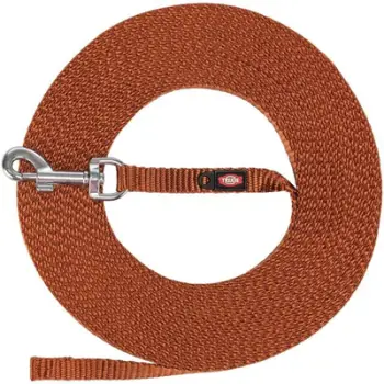 Litar për qen Trixie Tracking Line Extra Light, 5m, XS S, kafe