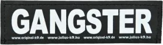Sticker Julius K9 Gangster, set 2 copë, madhësia L, i zi - 1