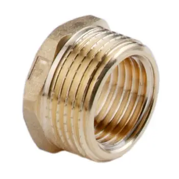 Përshtatës tunxhi Ferro, reduktues 1/2" në 1/4", bronxt