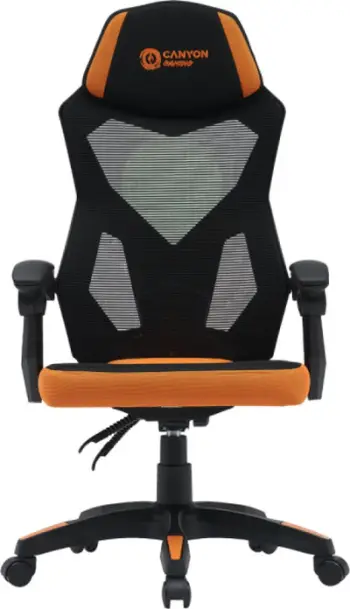 Karrige gaming Canyon Wave MCH02, shpinore e rregullueshme, 120 kg, e zezë portokalli