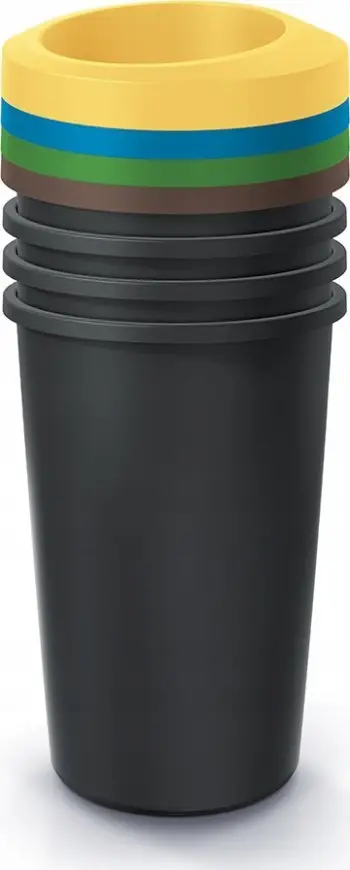 Koshe mbeturinash Prosperplast COMPACTA R SET, 4x45L, plastik