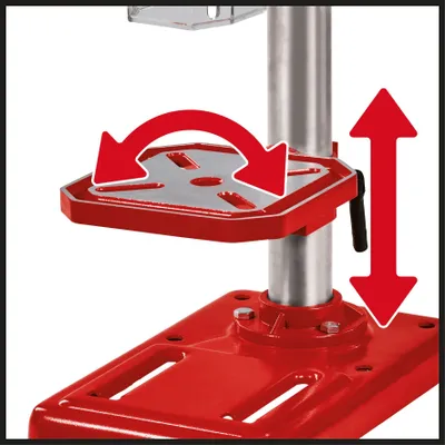 Stërvitëse tavoline Einhell TC-BD 500, 500W, 9 shpejtësi, e kuqe - 4