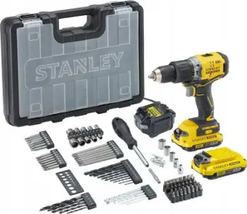 Stërvitëse goditëse pa kabllo Stanley Fatmax V20 SFMCD715D2A-QW, 18V, 2x2.0Ah, e verdhë