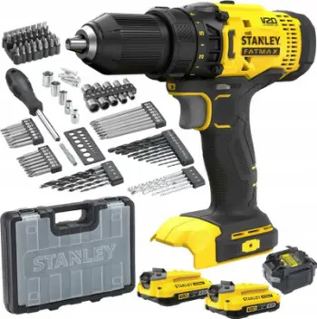 Stërvitëse aku Stanley Fatmax V20, 18V, 2x bateri 2.0Ah, me aksesorë