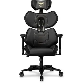 Karrige gaming Cougar Terminator Elite Gold, ergonomike, me mbështetje lumbare, e artë