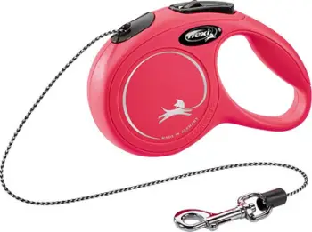 Litar për qen Flexi Classic, XS, 3m, rozë