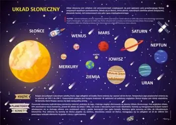 Nënshtrat tavoline Henry Desk Pad Solar System, format B3, letër e trashë, shumëngjyrësh