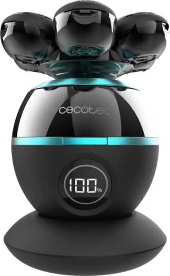 Rroje flokësh Cecotec PrecisionCare Skull Shaver, pa kabllo, bateri rikarikueshme, e zezë