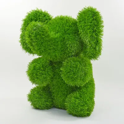 Figurë dekorative bari artificial Kögler AniPlants Elephant, 37 cm, e gjelbër - 2