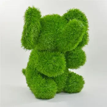 Figurë dekorative bari artificial Kögler AniPlants Elephant, 37 cm, e gjelbër