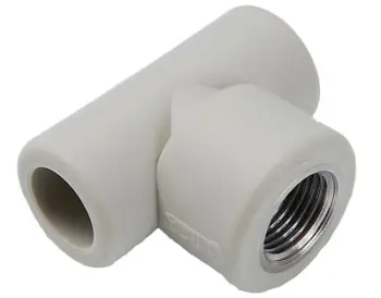 Përshtatës tubi Detal met TGW25X3/4, PP, 25mm në 3/4", gri