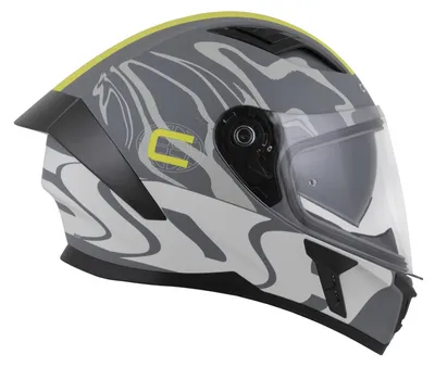 Helmetë integral Cassida Orbit Multivers 2026, polikarbonat, vizor me Pinlock, gri matt e verdhë fluo e zezë - 5