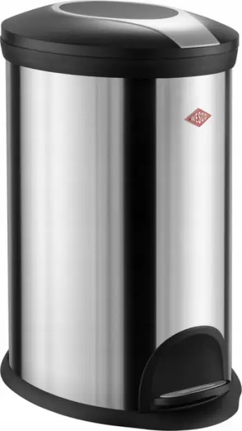 Koshi me pedale Wesco Oval 107214-47, 12L, çelik inoksi, ngjyrë argjendi