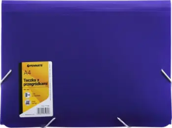 Dosje me ndarje Penmate PP 104, A4, 13 ndarje, vjollcë
