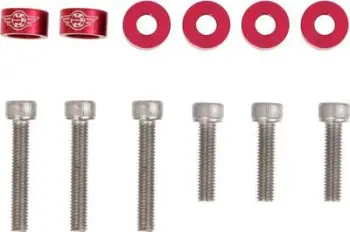Set vidhash valvule Epman VTec për Honda, 6 copë, alumini inox, të kuqe