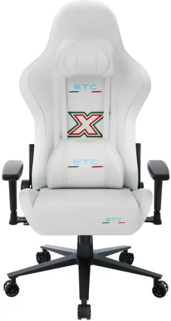 Karrige gaming Onex STC X Hardcore, mbështetëse 135°, mbështetëse krahësh 4D, e bardhë