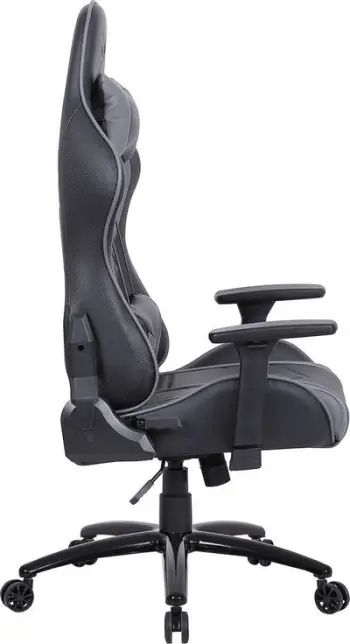 Karrige gaming Steelplay SGC01, ergonomike, e zezë gri