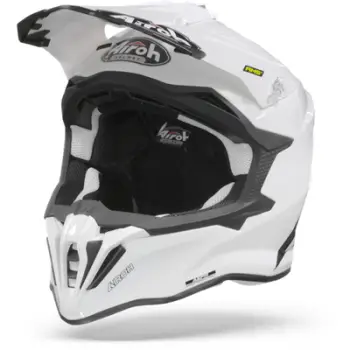 Helmetë motocross Airoh Strycker Color, XXL, i bardhë