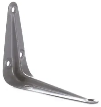 Mbajtëse rafti Haushalt LOAD-BEARING SHELF 75x100 SB-01, metal, argjendi mat