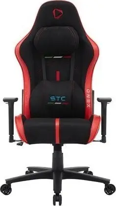Karrige gaming Onex STC Alcantara L Series, ergonomike, e zezë e kuqe