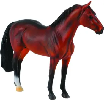 Figurë lodër Collecta Hanoverian Stallion, kal kafe, për fëmijë