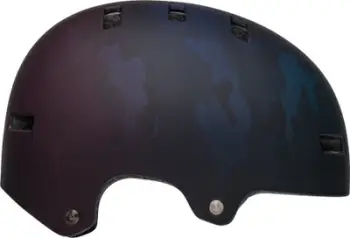 Helmetë Bell Span, për BMX dhe skate, madhësia S 51-55 cm, e zezë mat me kamuflazh blu