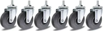 Rrota rezervë për karrocë pune Beta Tools 3002 RLS 6, set 6 copë, të zeza