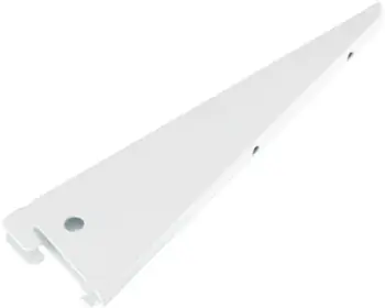 Mbajtëse rafte U pa markë, 220mm, set 10 copë, të bardha