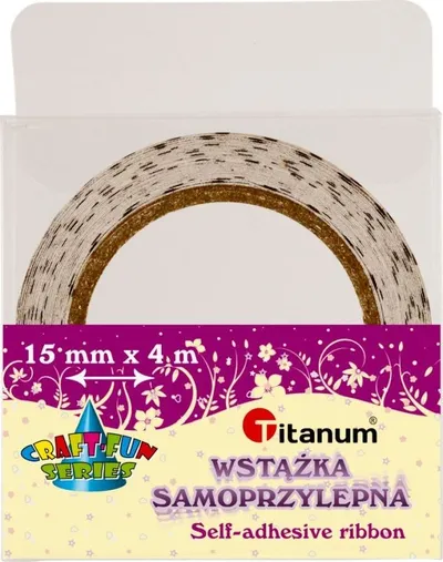 Ngjitës dekorimi Titanium Ecra, 1.5x4m, i bardhë / i zi - 1