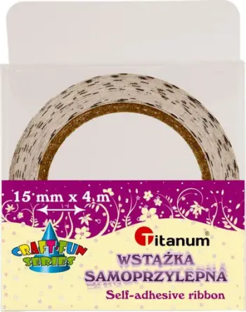 Ngjitës dekorimi Titanium Ecra, 1.5x4m, i bardhë / i zi