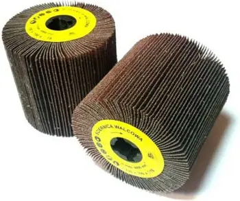 Rrotë bluarëse cilindrike me fletë Glob,100x100x19 mm