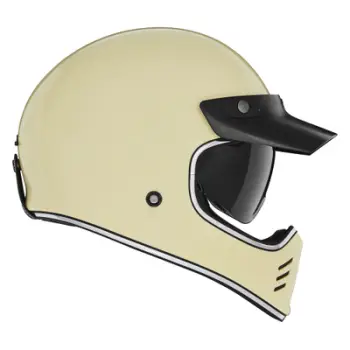 Helmetë motori Full Face Nox Premium Seventy II, polikarbonat, me diellza të brendshme, e zezë
