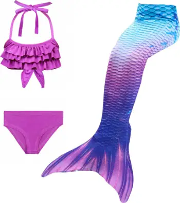 Kostum banje fëmijësh Mermaid Master, 130 cm, rozë