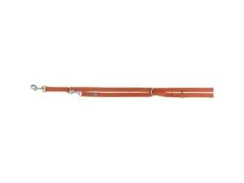 Litar qeni Trixie Premium Adjustable, 200x1.5 cm, XS, kafe rustike