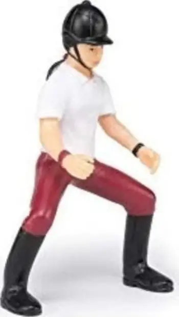 Figurë lodër Schleich Young Riding Girl, set me kalë dhe kalorëse, shumëngjyrëshe
