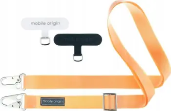 Litar telefoni Mobile Origin Peach Fuzz, 25mm, 84-165cm, portokalli i çelët