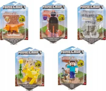 Figurë lojë Educa Borras Minecraft, 8cm, nyje të lëvizshme, shumëngjyrëshe
